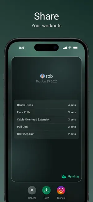 GymLog: Training Platform screenshot 4