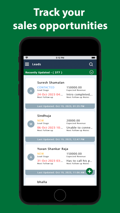 Cratio CRM Screenshot