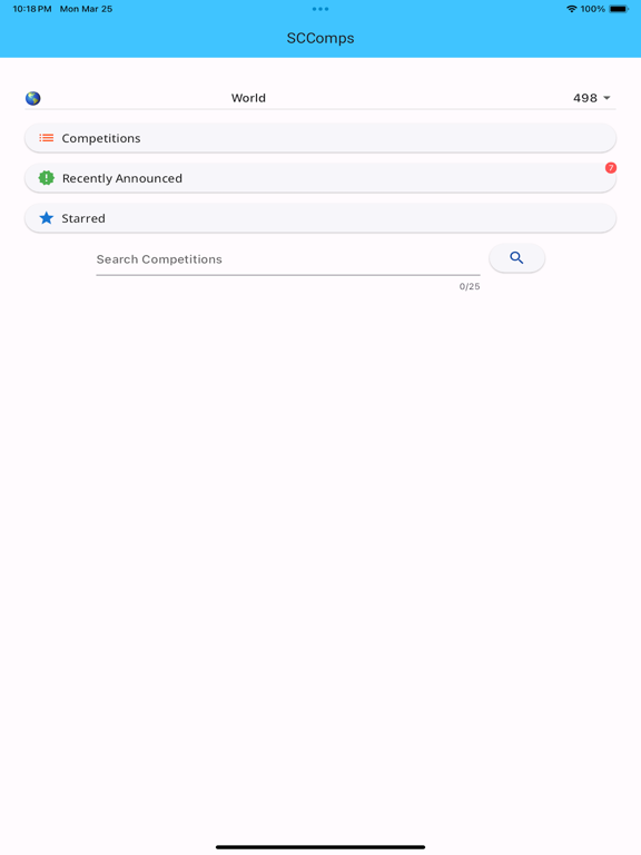 SCComps iPad screenshot 2 - Reference app