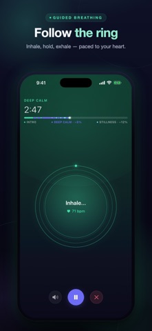 PulseCalm: HRV Breathing Screenshot 3 of 6