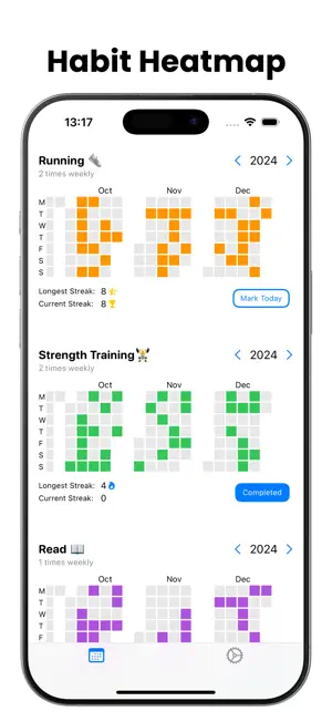 Habit Heatmap screenshot 1