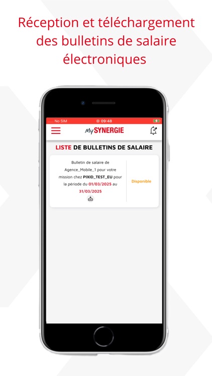 mySynergie – Intérimaires