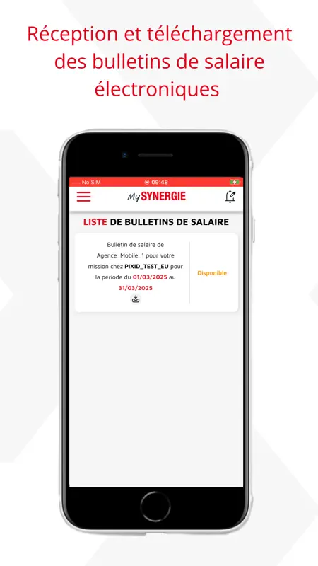 mySynergie – Intérimaires screenshot 3 of 4