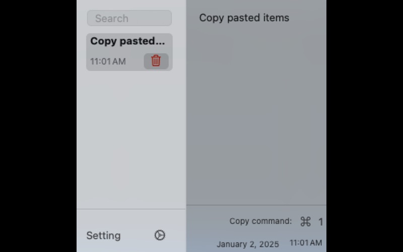Clipboard-History screenshot