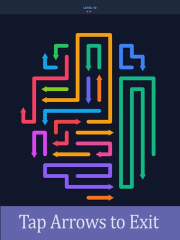 Arrow Puzzle Maze iPad screenshot