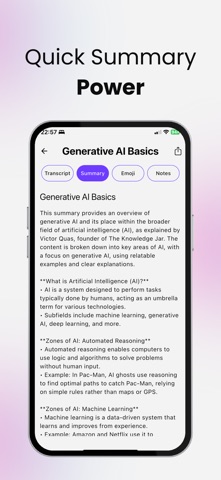 SumApp: AI Summary Note Taker Screenshot 6 of 8