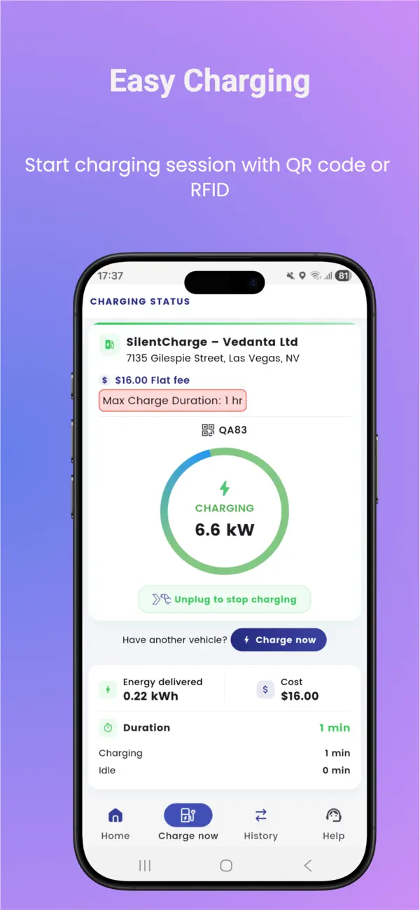 Screenshot #2 pour EVoke EV Charging