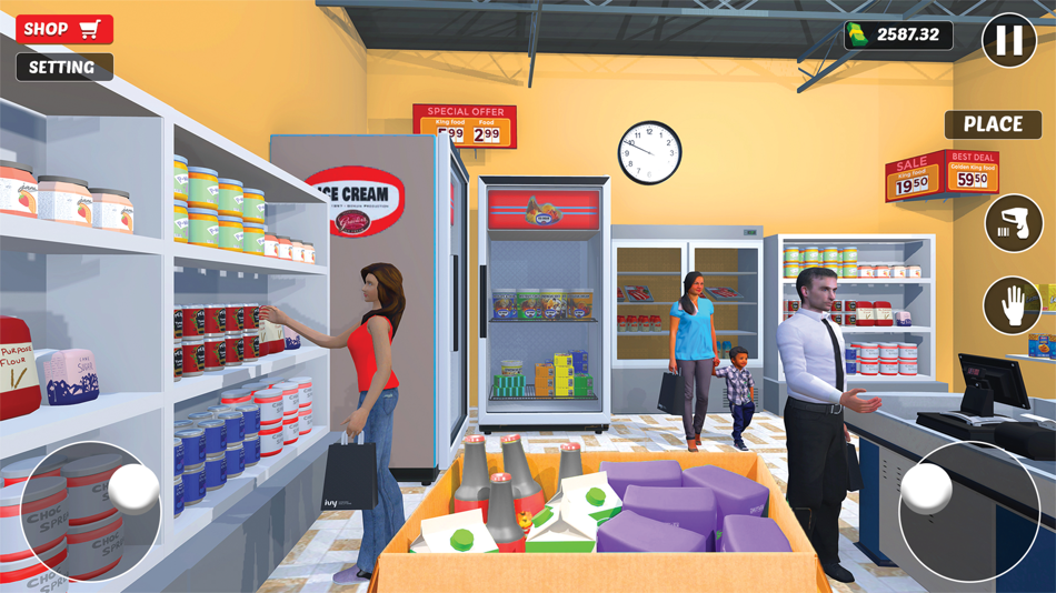 #1. Supermarket Store Manager 3D (iOS) 由: Ammar Asif