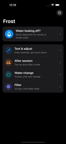 Frost: Cold Plunge Care screenshot