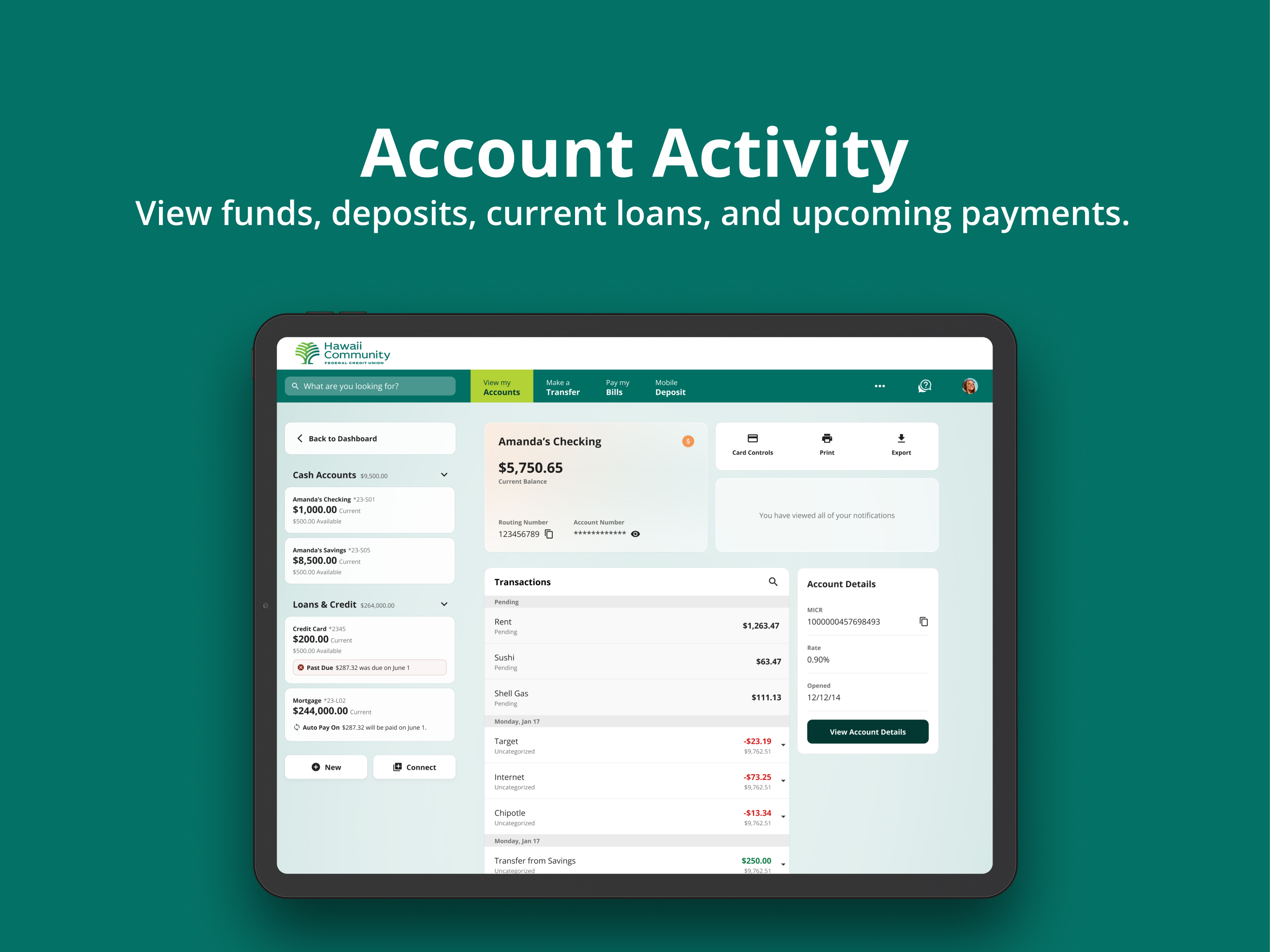Hawaii Community FCU Mobile screenshot 11