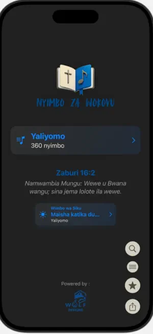 Nyimbo za Wokovu App screenshot 2
