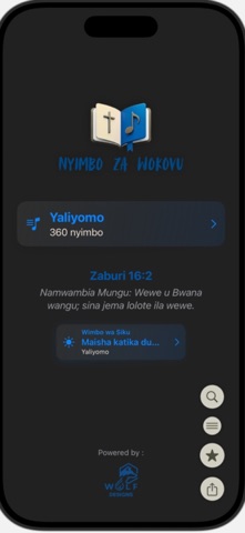 Nyimbo  za  Wokovu App screenshot