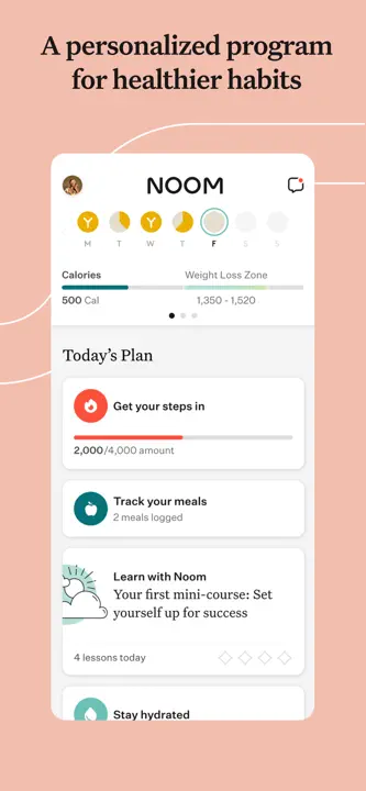 Noom Weight Loss, Food Tracker : capture d’écran 3 sur 8