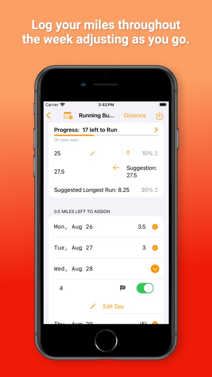 Fitness Budgeter - Weekly Plan