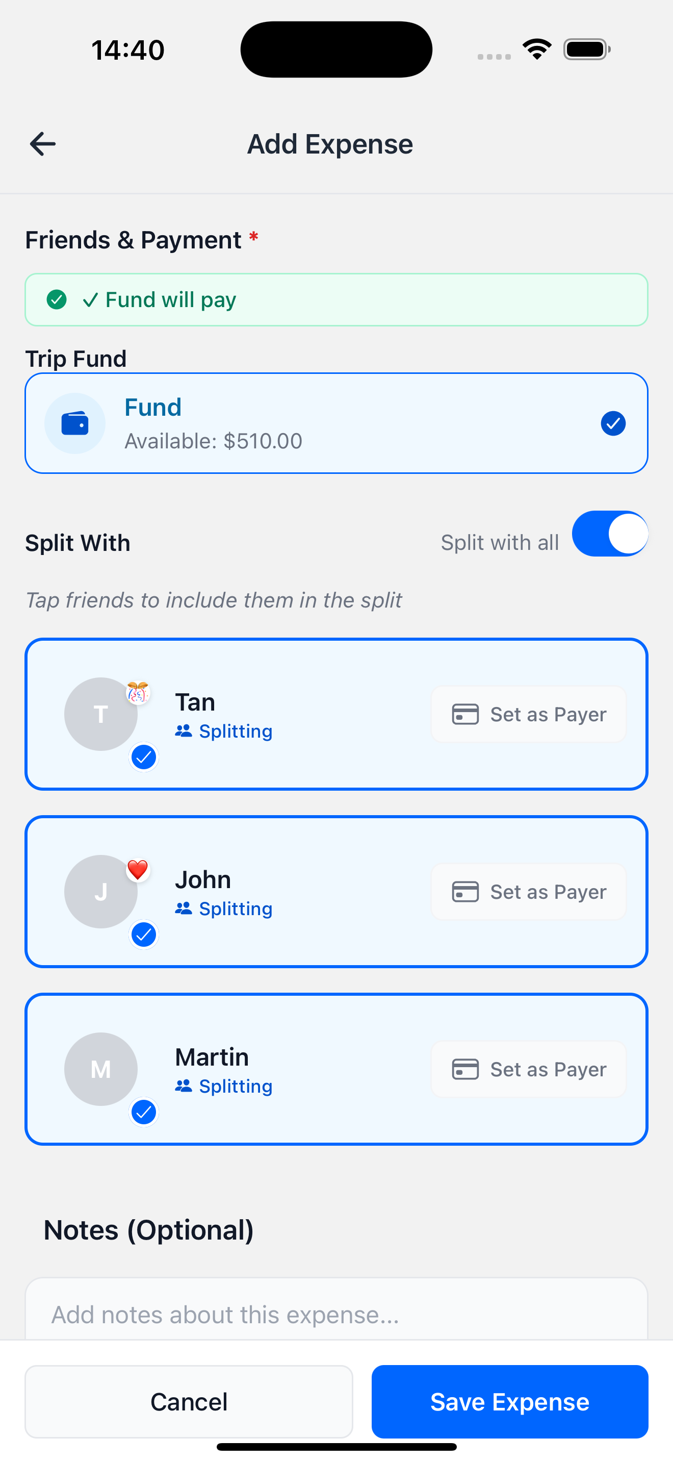 WeTrip – Share & Split Costs