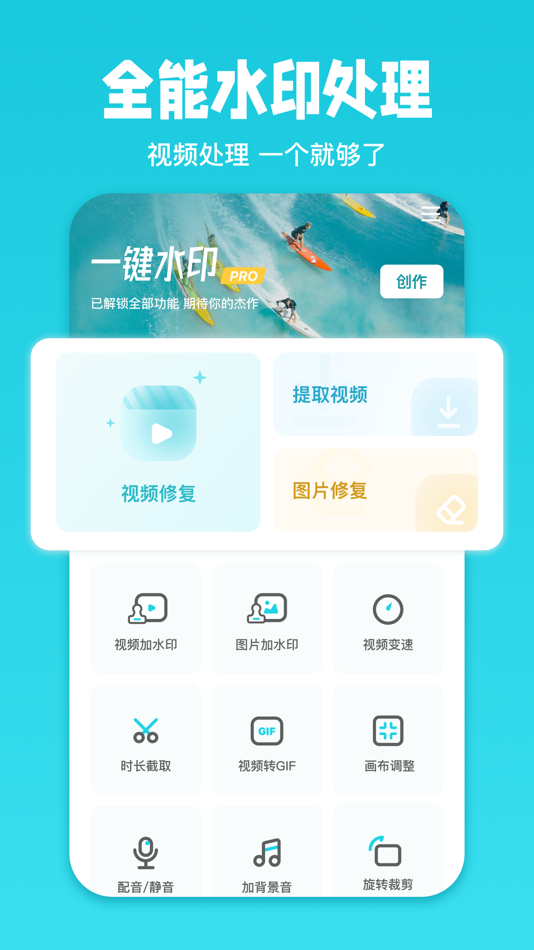 #1. 一键水印 (iOS) 由: NetPocket Co., Ltd.