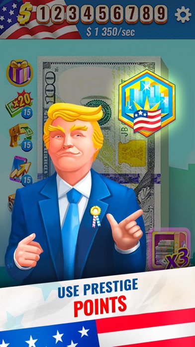 Screenshot #2 pour Trump's Empire: idle game