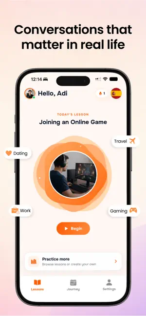 Versa: Personal Language Tutor iPhone screenshot 4