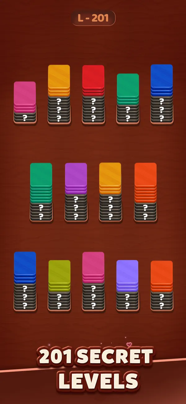 Screenshot #2 pour Card Shuffle: Wood Sort 3D Puz