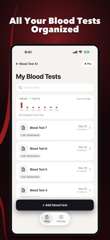 AI Blood Test Analyzer Screenshot 1 of 6