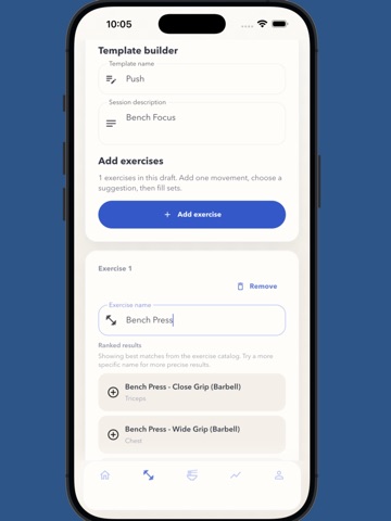 JimBro: Fitness Assistant iPad screenshot