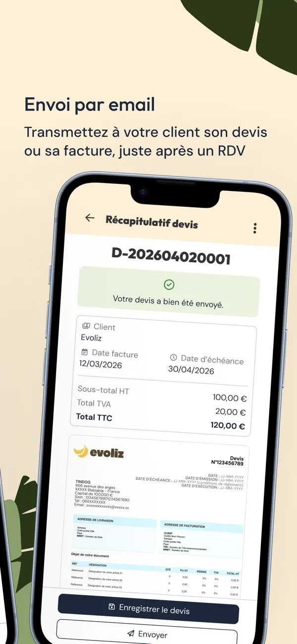 Screenshot #3 pour Evoliz App