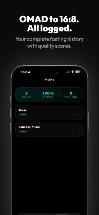FastFlow: 16:8 Fasting Tracker Screenshot 7 of 8