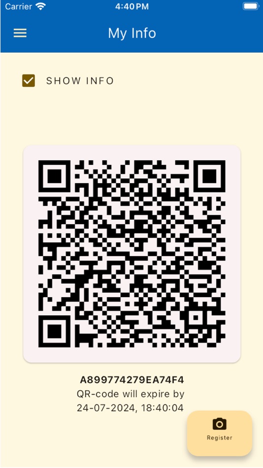 #6. MicroID BLUE Button (iOS) Bởi: Darmandran Sivapathasundram