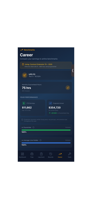 PilotPay Tracker Screenshot 1 of 3