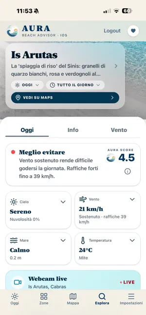 Aura Beach Advisor iPhone screenshot 5
