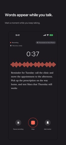 Yap: Private Voice Notes Screenshot 1 of 6