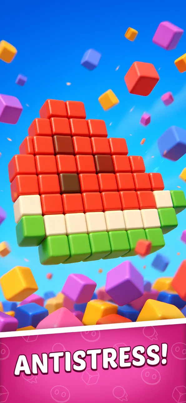Pixel Flow! iOS Mod IPA screenshot 1 - iOS game interface