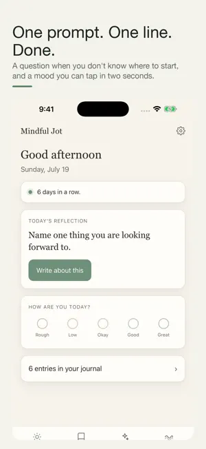 Mindful Jot screenshot 1