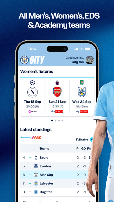 Manchester City Official App screenshot