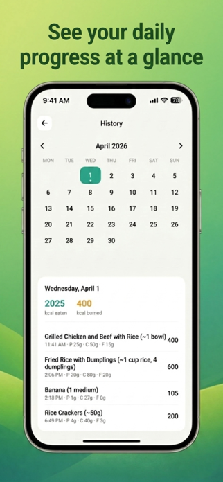 Logrie - AI Calorie Tracker Screenshot 5 of 8