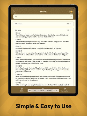 Daily Bible Verse & Hymns iPad screenshot