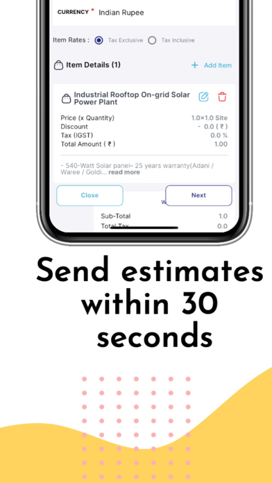 Quickest | The Sales Assistant Screenshot