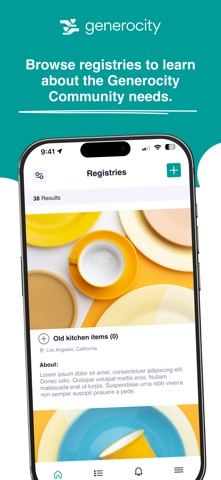 Generocity screenshot