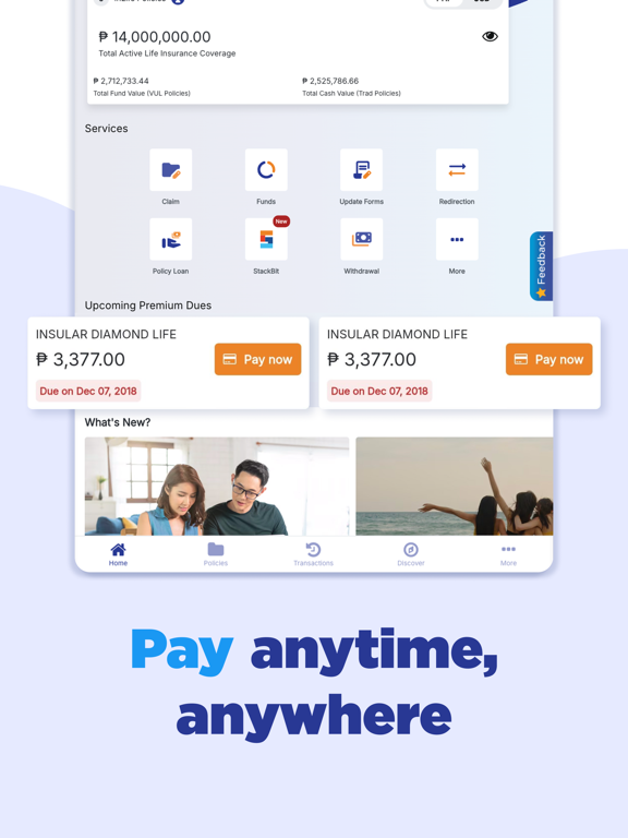 InLife App iPad screenshot 3 - Finance app