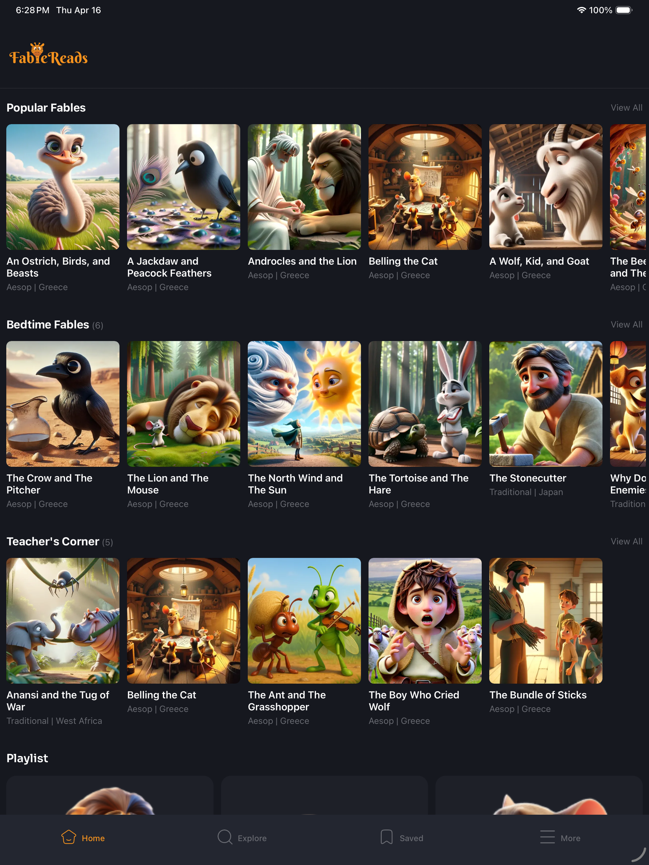 FableReads: World Fables
