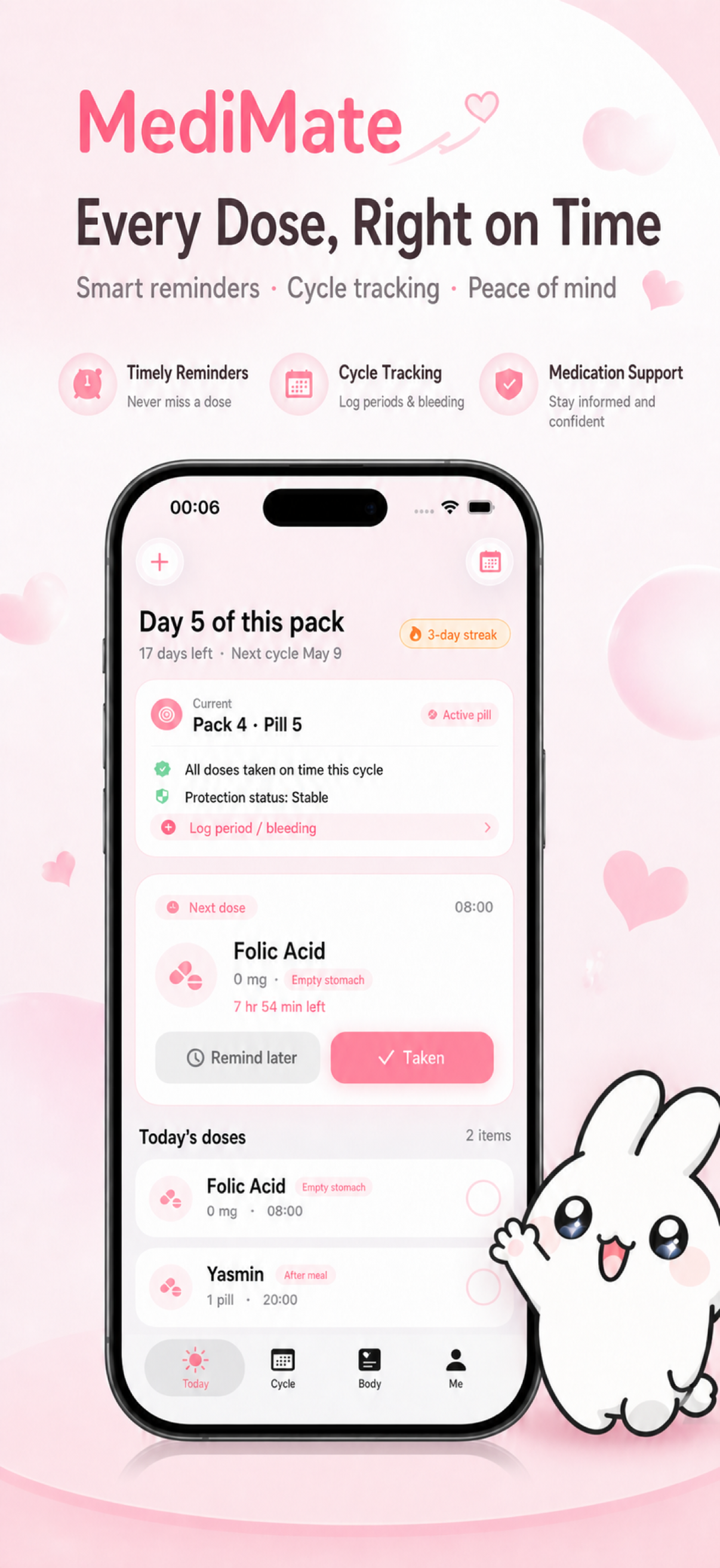 MediMate Birth Control Tracker screenshot 3