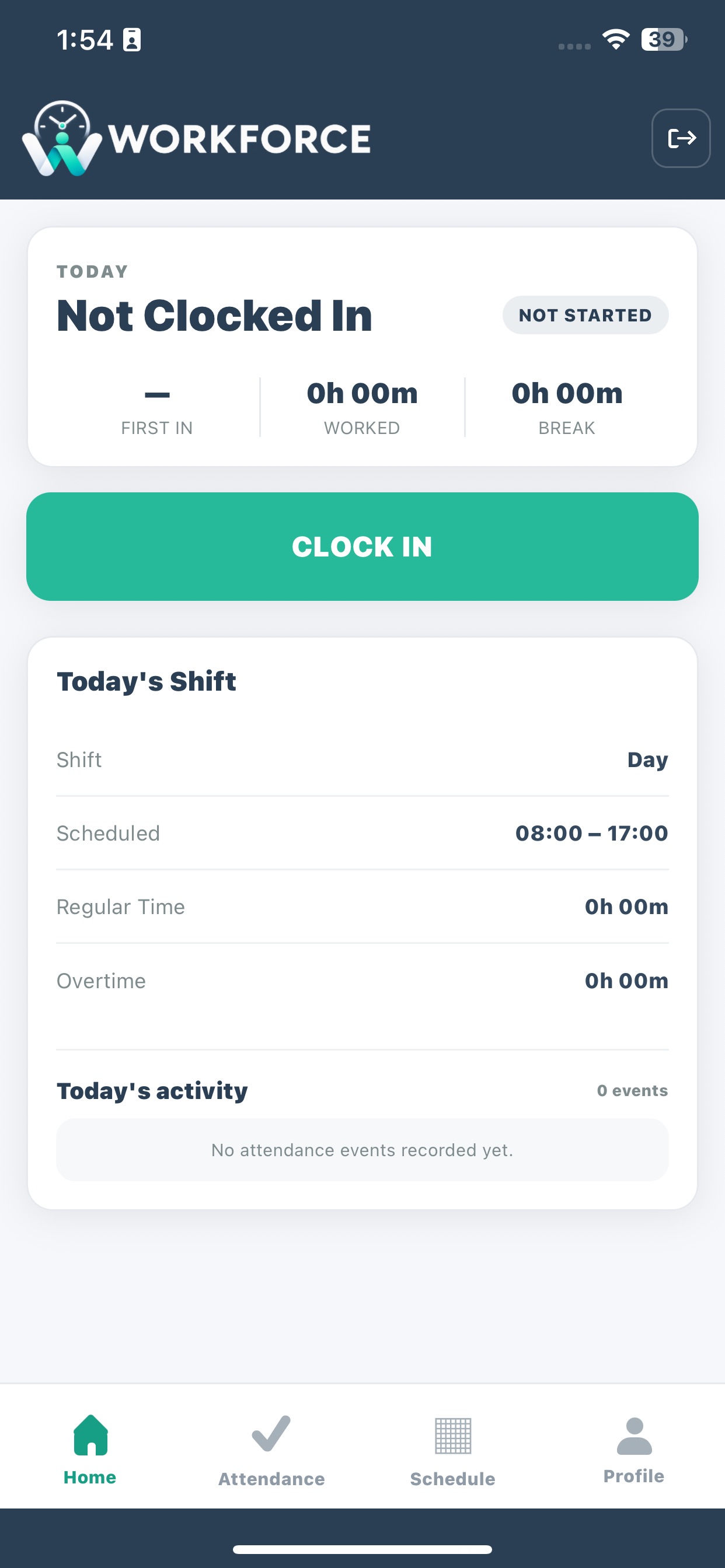Screenshot 3 of workforce Attendance