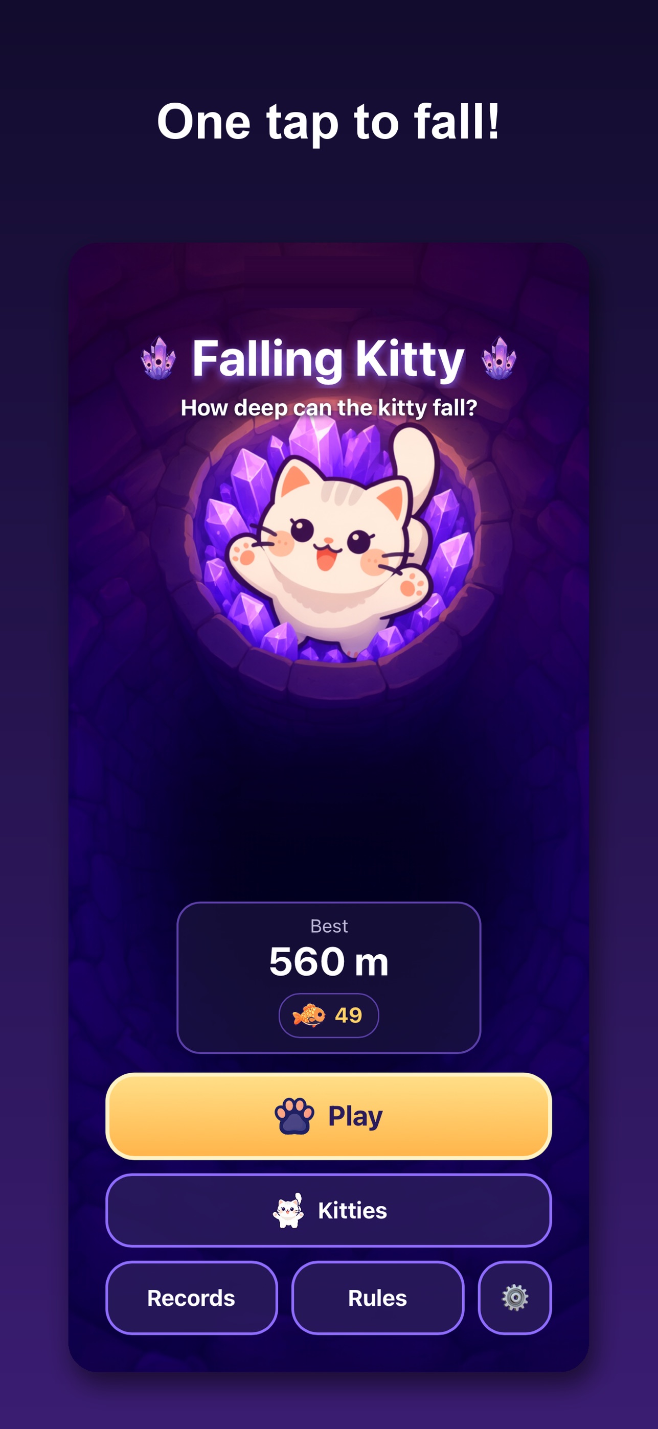 Screenshot 3 of Falling Kitty: Deep Mine