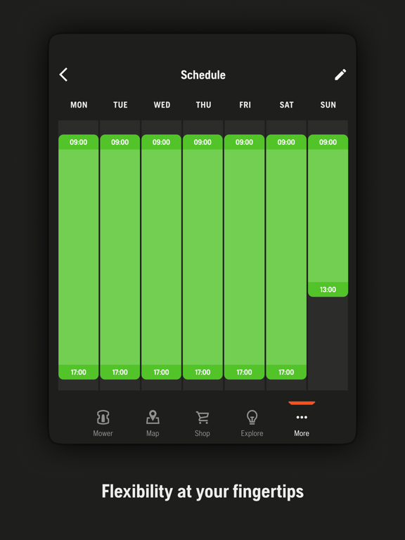 Automower Connect iPad screenshot 7 - Utilities app