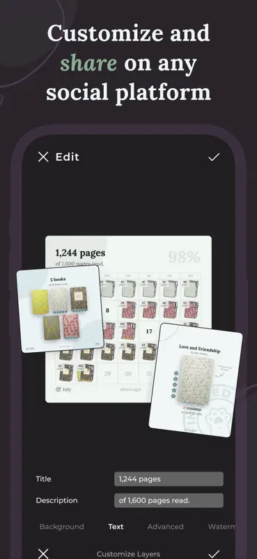 Leero: Book & Reading Tracker screenshot 8 of 8