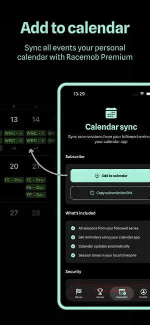Racemob - Motorsports Calendar screenshot 2