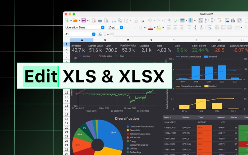 XLSX Editor Pro iPhone screenshot