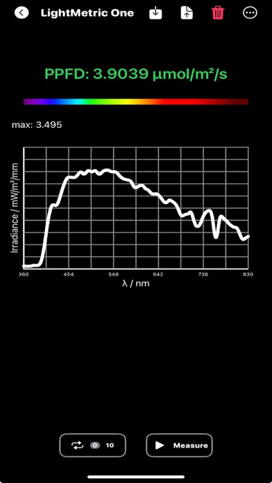 LIGHTmetric ONE App Screenshot 10 of 10