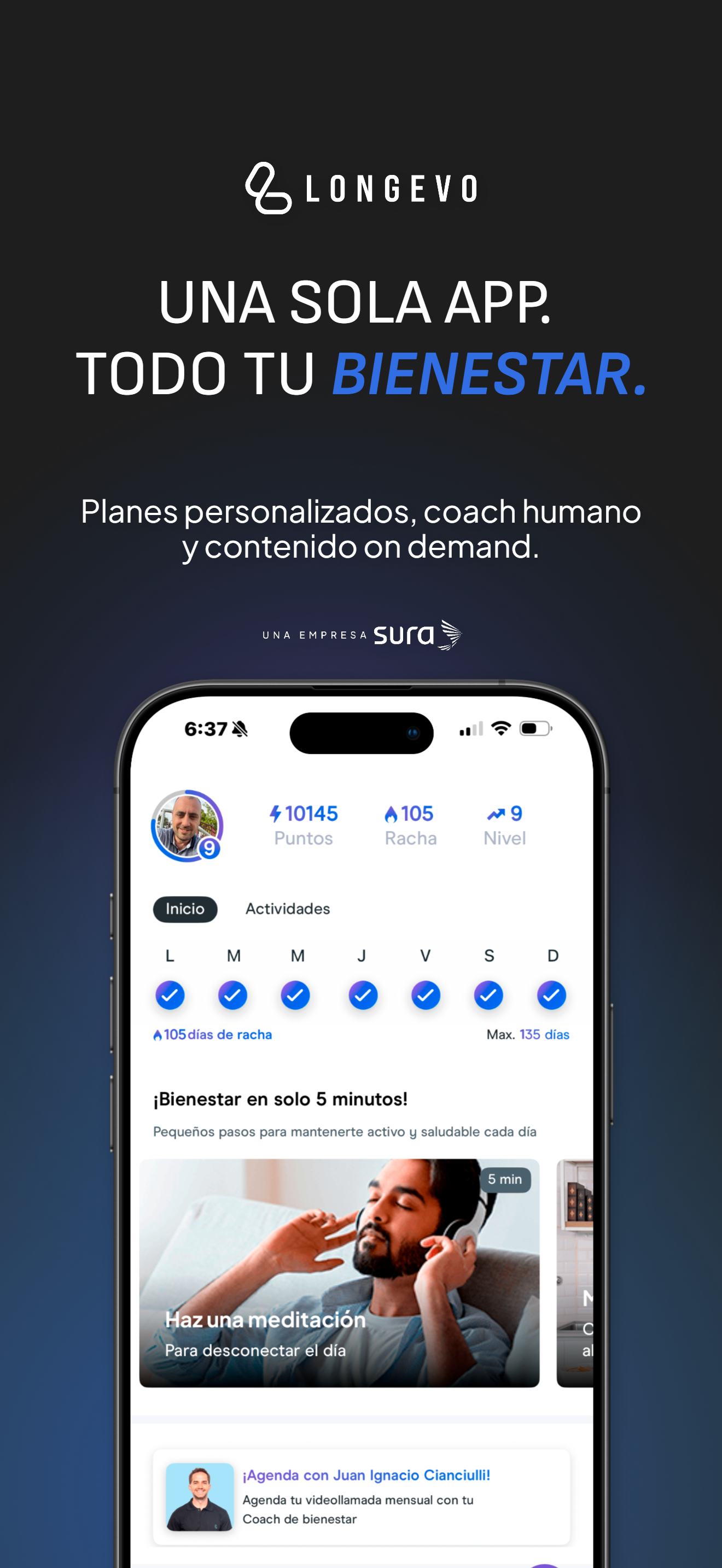 Longevo: Fitness y Bienestar