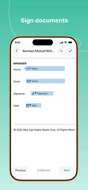 Signeasy: Sign PDF Documents screenshot 2